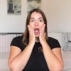 Thalia looking shocked at the results of her burnout personality quiz