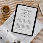 A stylised iPad mock-up image showing a page from Notes by Thalia ebook, titled: Stay & Slay; How to beat burnout without quitting your job.