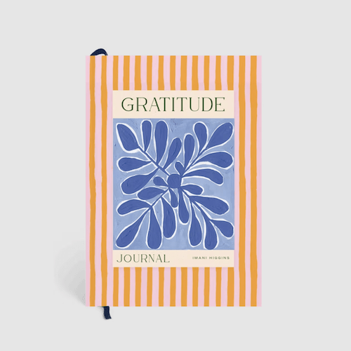 Product image of Gratitude Journal by Papier showing a colourful and illustrative cover design. The Gratitude Journal by Papier is one of the best guided gratitude journals available to buy