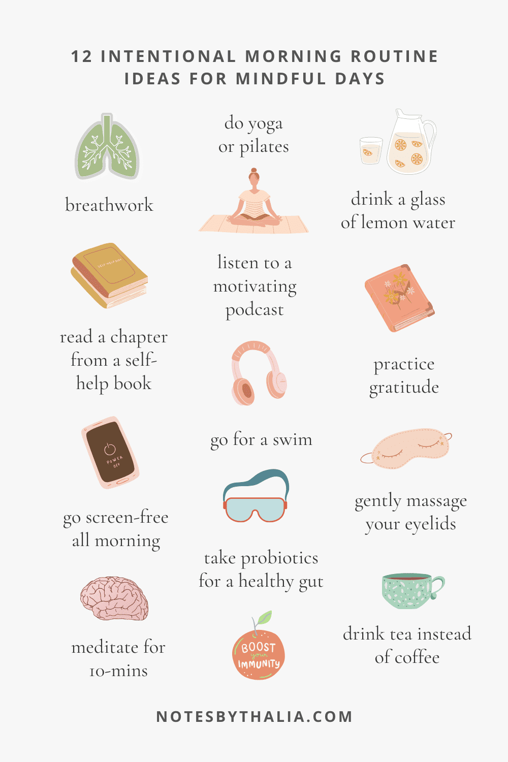 12 intentional morning routine ideas for mindful days